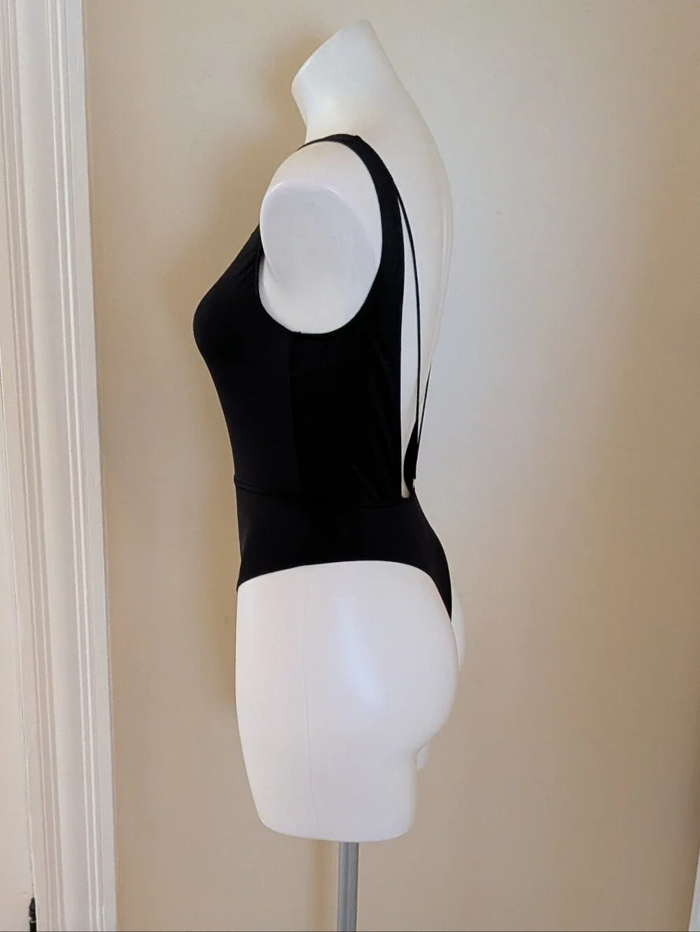 Victoria Secret back with sheer panel thing bodysuit lingerie size XS